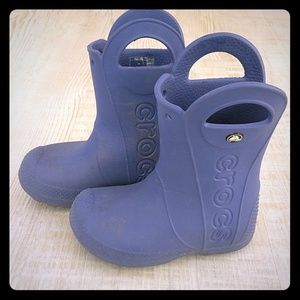Crocs rain boots size 9